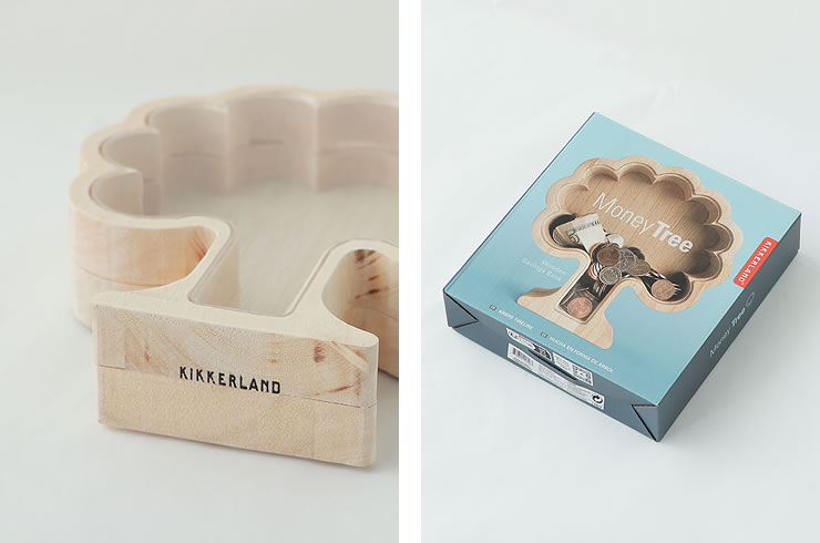 KIKKERLAND（キッカーランド） マネーツリーバンク 貯金箱 木製