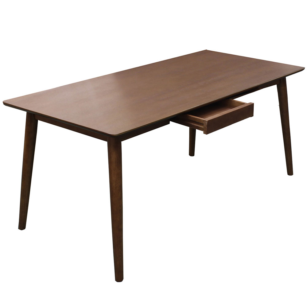 ダイニングテーブル 6人用 テーブル 幅165cm 食卓テーブル 引き出し