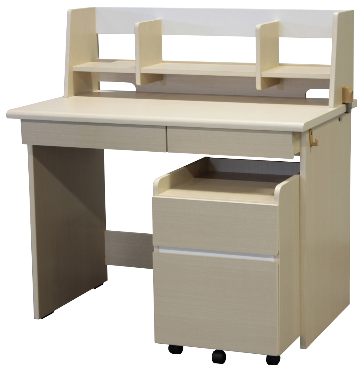 学習机 学習デスク 幅100cm 勉強机 勉強デスク 机 デスク ワゴン