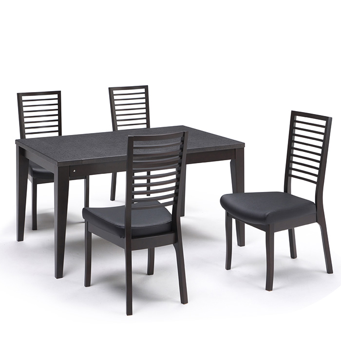 ダイニングテーブルセット 5点セット 伸長式テーブル 幅130cm 150cm 160cm 180cm ダイニングセット ダイニング 食卓 モダン シンプル