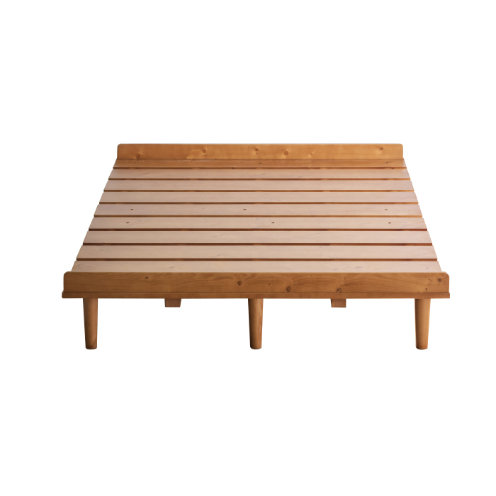 すのこベッド ダブル ベッドフレーム ダブルベッド 木製 送料無料 すのこ パイン材 通気性 北欧 新生活｜kagu123｜02