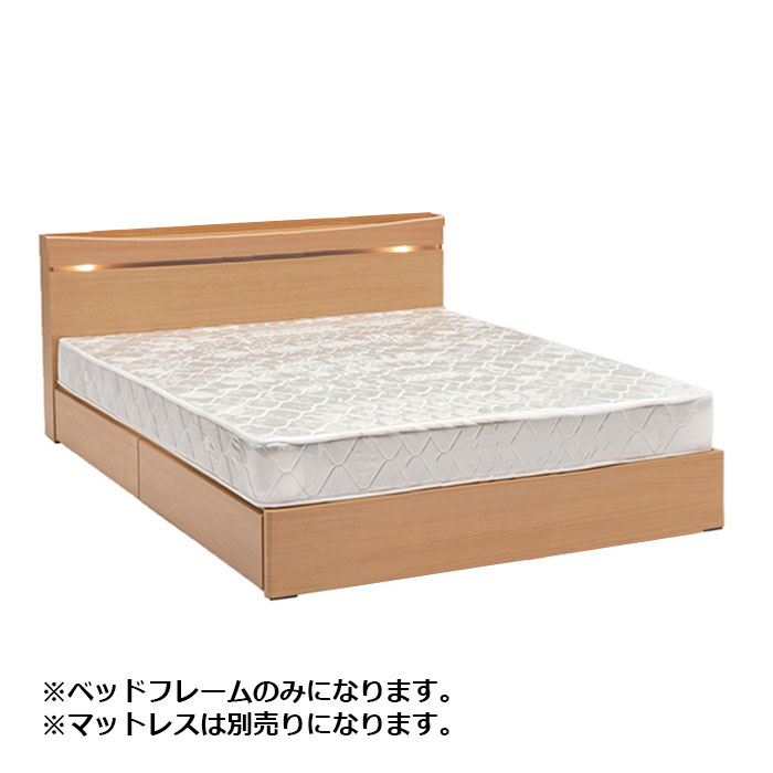 ベッド ベッドフレーム クイーン クイーンベッド ベット 引き出し付き 木製 すのこ 通気性 北欧 新生活｜kagu123｜02