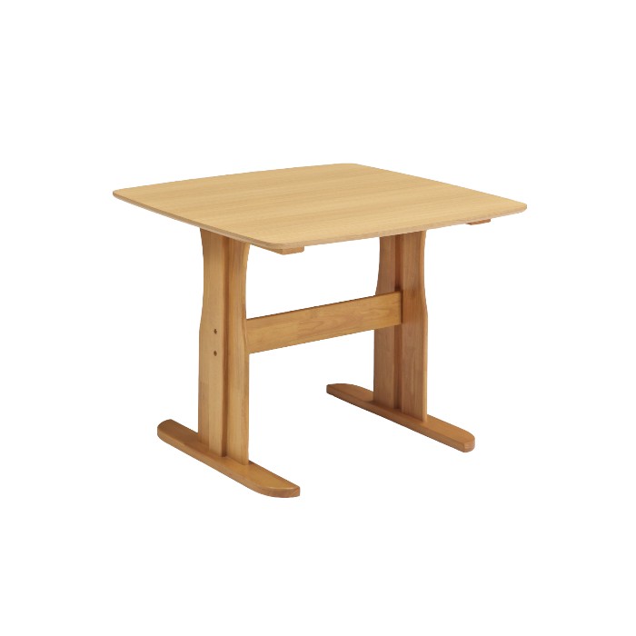 ダイニングテーブル テーブル 机 二本脚 正方形 幅90 食卓 単品 高級感