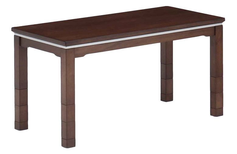 ダイニングこたつテーブル こたつ 長方形 幅120cm 木製 ハイタイプ 2人 継ぎ脚｜kagu123｜02