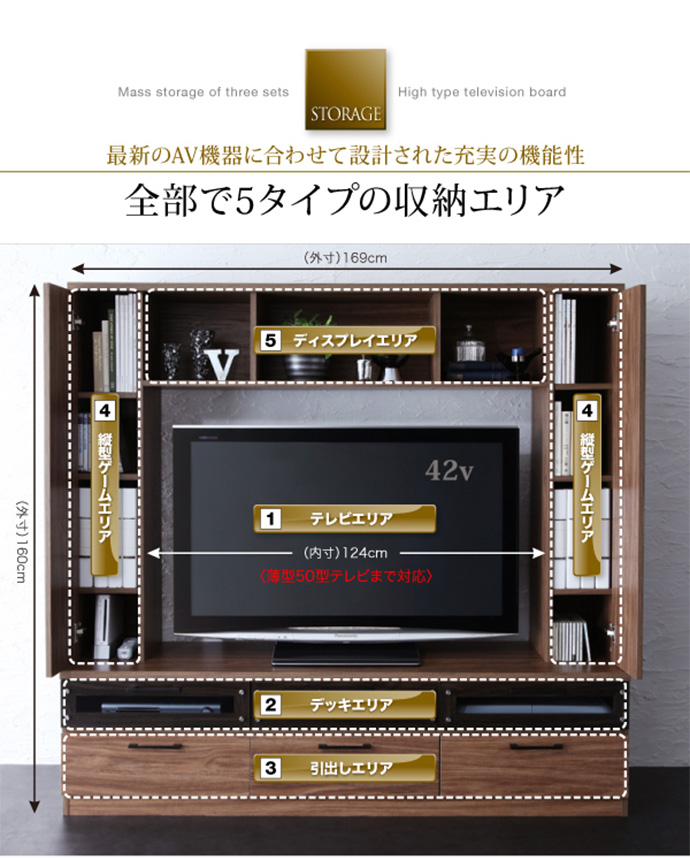 デジタルハイビジョン液晶 テレビ 50型   テレビボードセット デジタルハイビジョン液晶 テレビ 50型 テレビボードセット