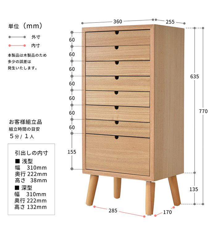 木製キャビネット　チェスト10段タイプ＆8段タイプセットで　新品未使用です ファイル チェスト 10段｜B-COMPANY公式オンラインショップ