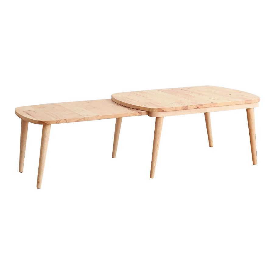 伸縮式 センターテーブル 幅120cm 幅70cm 伸縮 テーブル 木製 天然木 木目 ローテーブル コーヒーテーブル カフェテーブル 食卓テーブル リビングテーブル｜kagu350｜02