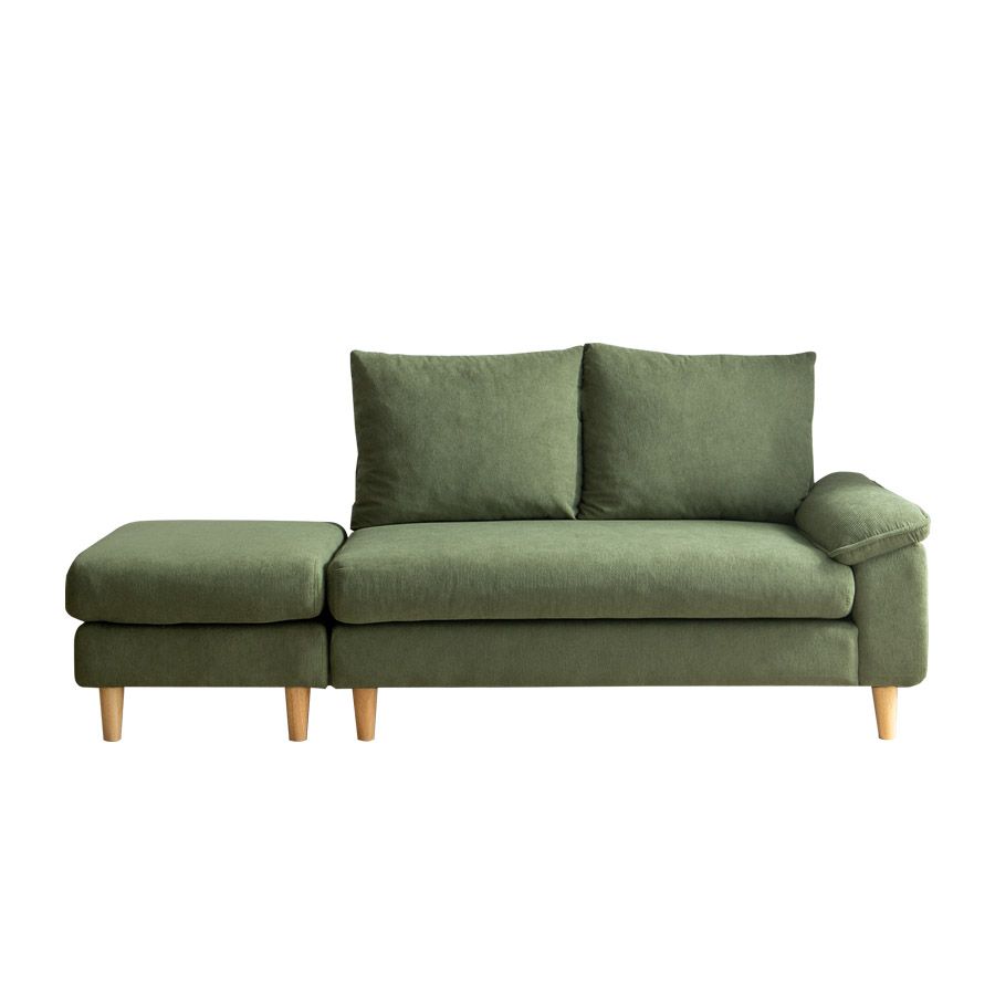 ソファ ソファー オットマン コンパクトソファ 2人掛け 2人用