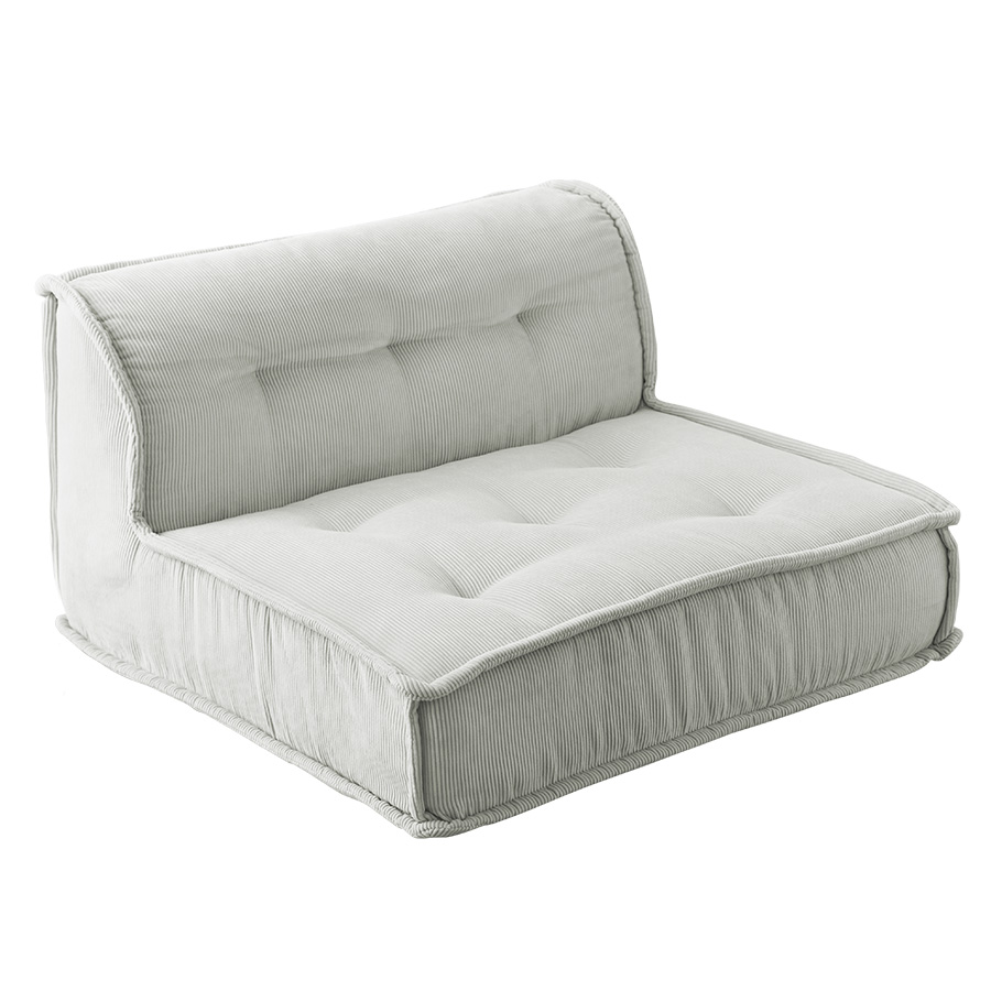 ソファ 1人掛け フロア ロー コーデュロイ コンパクト 低め 1P 一人用