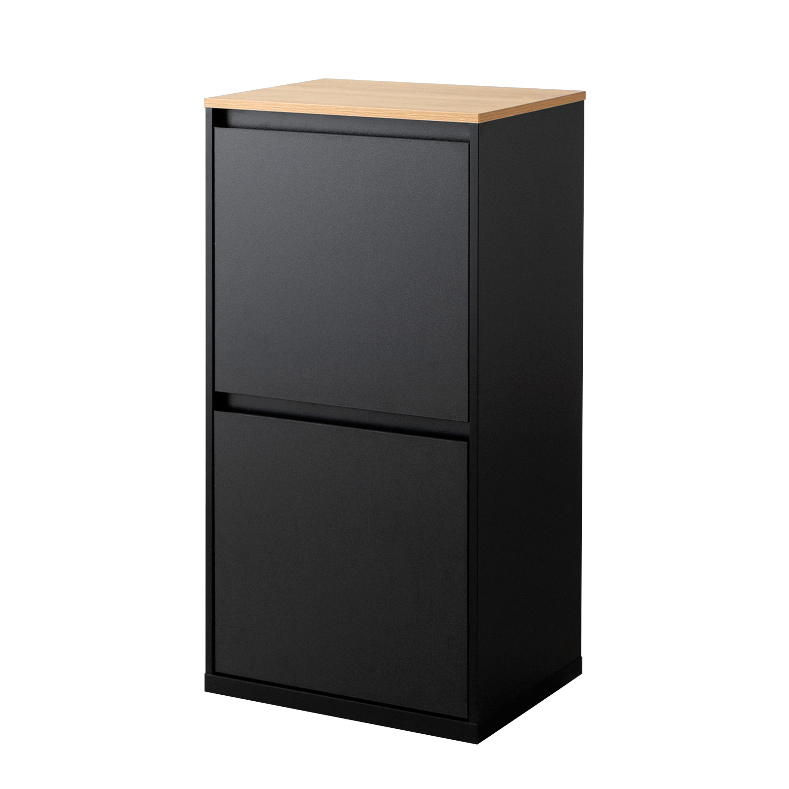 ゴミ箱 ダストボックス 分別 二段 15L 20L 縦型 フラップ式 キッチン