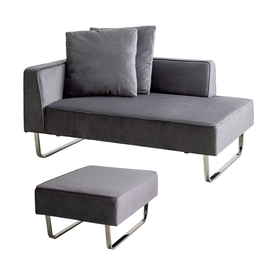 2人掛けカウチソファ カウチソファ ソファー オットマン ユニット