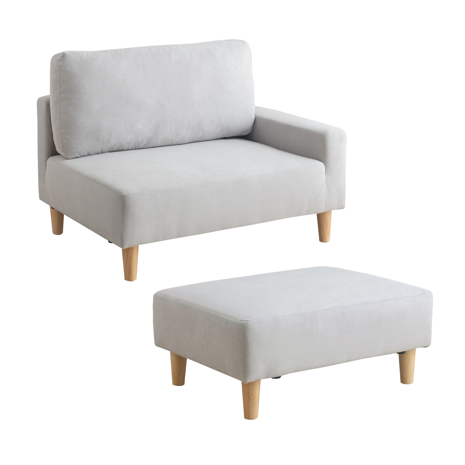 ソファ カウチソファ 2人掛けソファ ローソファ ソファー 2点セット