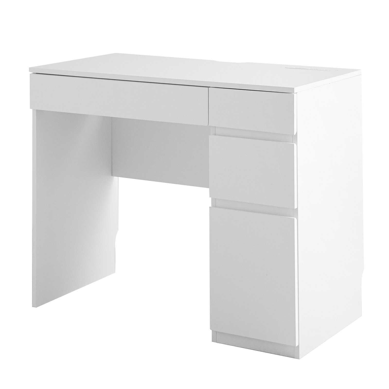 パソコンデスク 90cm幅 机（色：グレー系）のおすすめ人気商品一覧