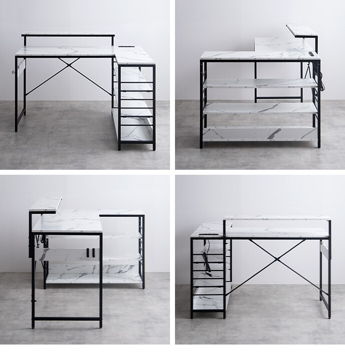 L字型コーナーデスク モニター台付き 楽天市場】【P10倍 12/26 9:59迄】 コーナー デスク 机 モニター台