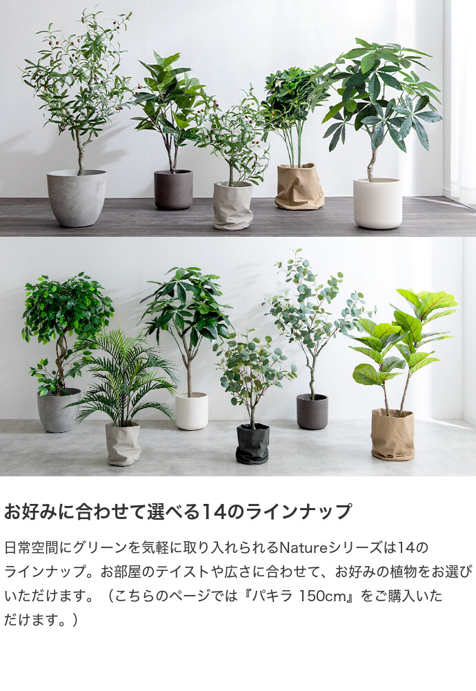 Nature ナチュレ 観葉植物 パキラ フェイクグリーン 人工 室内