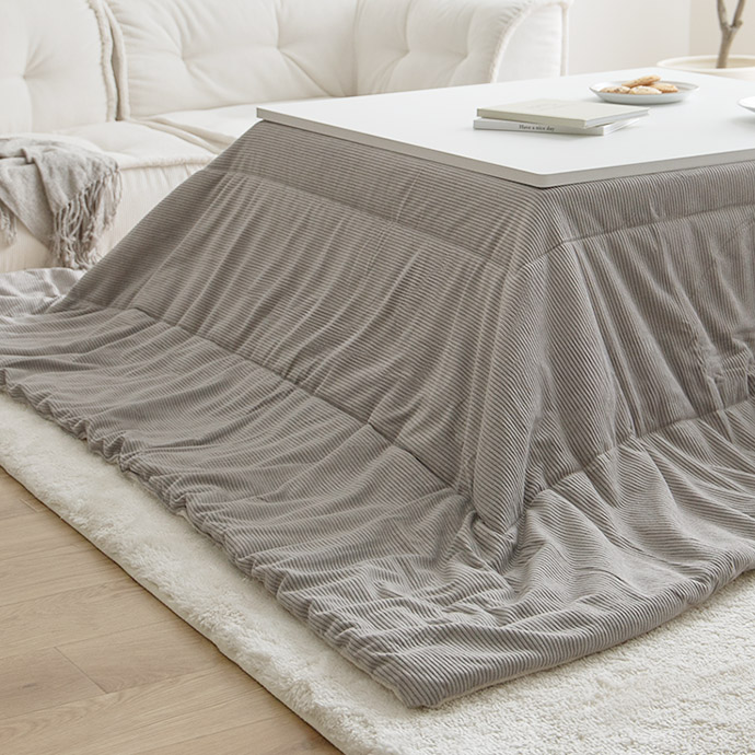 こたつ布団 コタツ布団 炬燵布団 長方形 コーデュロイ リバーシブル