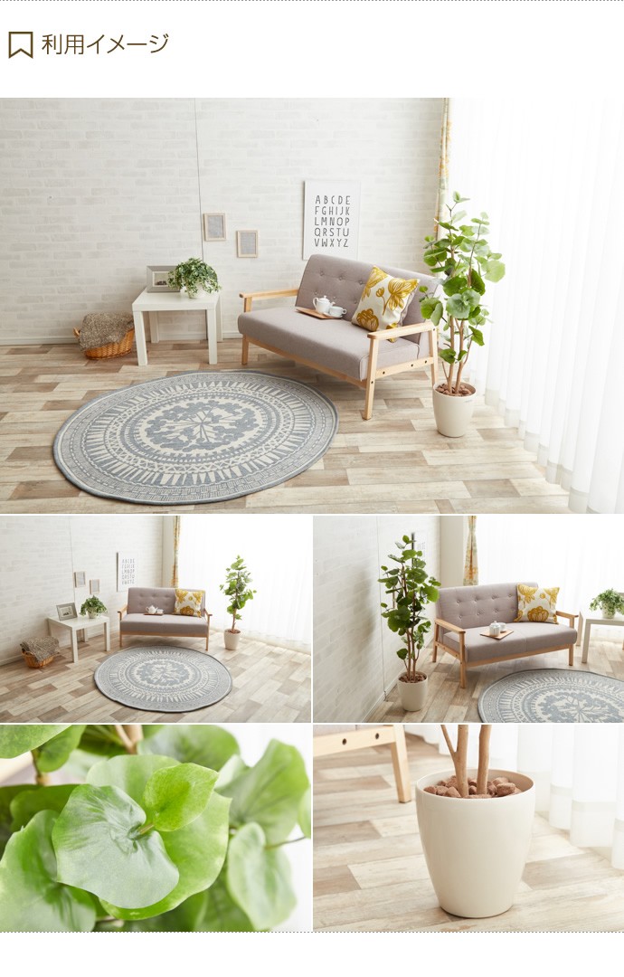 観葉植物 シーグレープ sea grape 室内 イミテーショングリーン : 家具