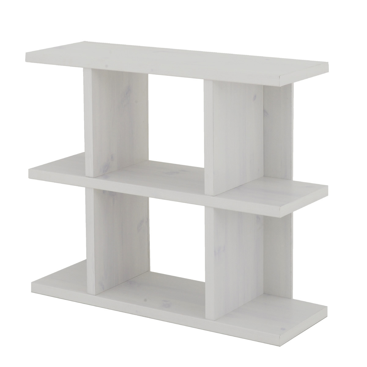 棚/シェルフ（木製の3段）飾棚や書籍や収納として 棚/シェルフ（木製の3段）飾棚や書籍や収納として