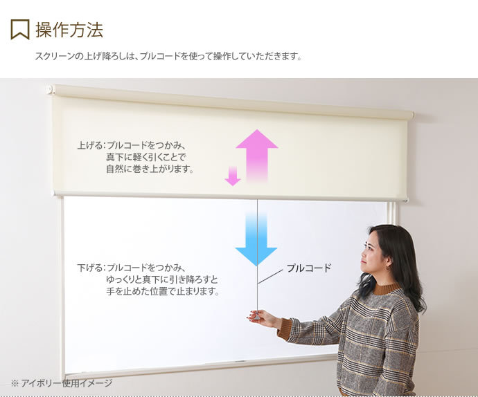 170cm×220cm ロールスクリーン ロールカーテン 防炎 遮光2級 幅170cm