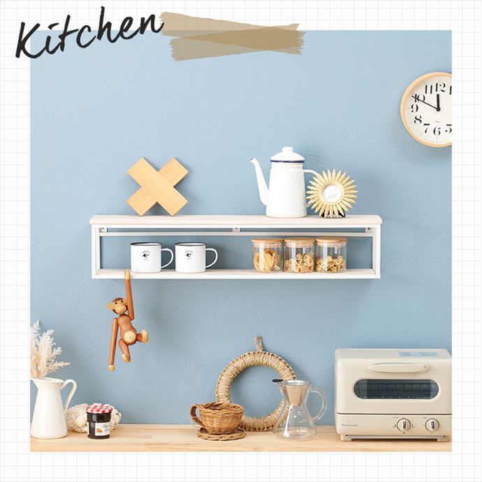 ラック 壁掛けラック キッチンラック オープンラック ディスプレイ