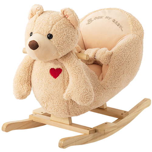 アニマルチェア 子供 乗り物 室内 おもちゃ 車 クルマ くま 熊 乗用玩具 ぬいぐるみ 木馬 ロッキング 揺れる 椅子 座れる動物 2歳 3歳  誕生日 贈り物