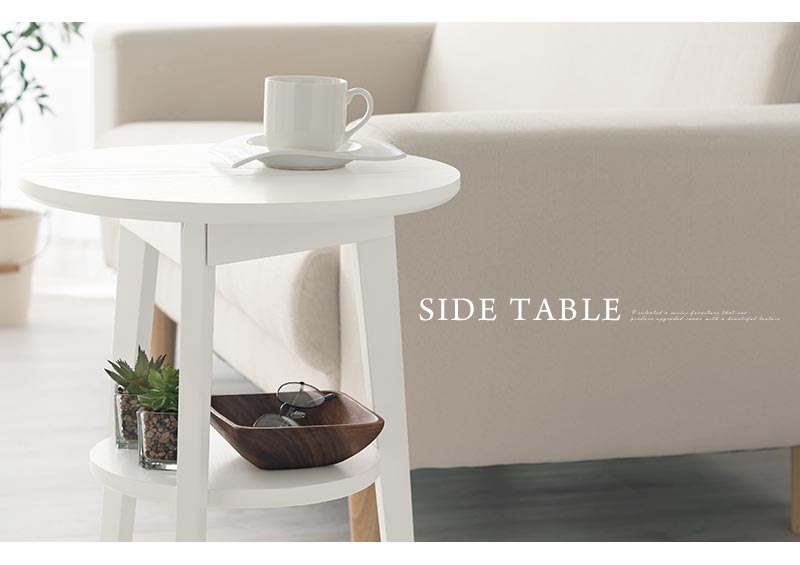 木製サイドテーブル ぼん家具のおしゃれな テーブル サイドテーブル
