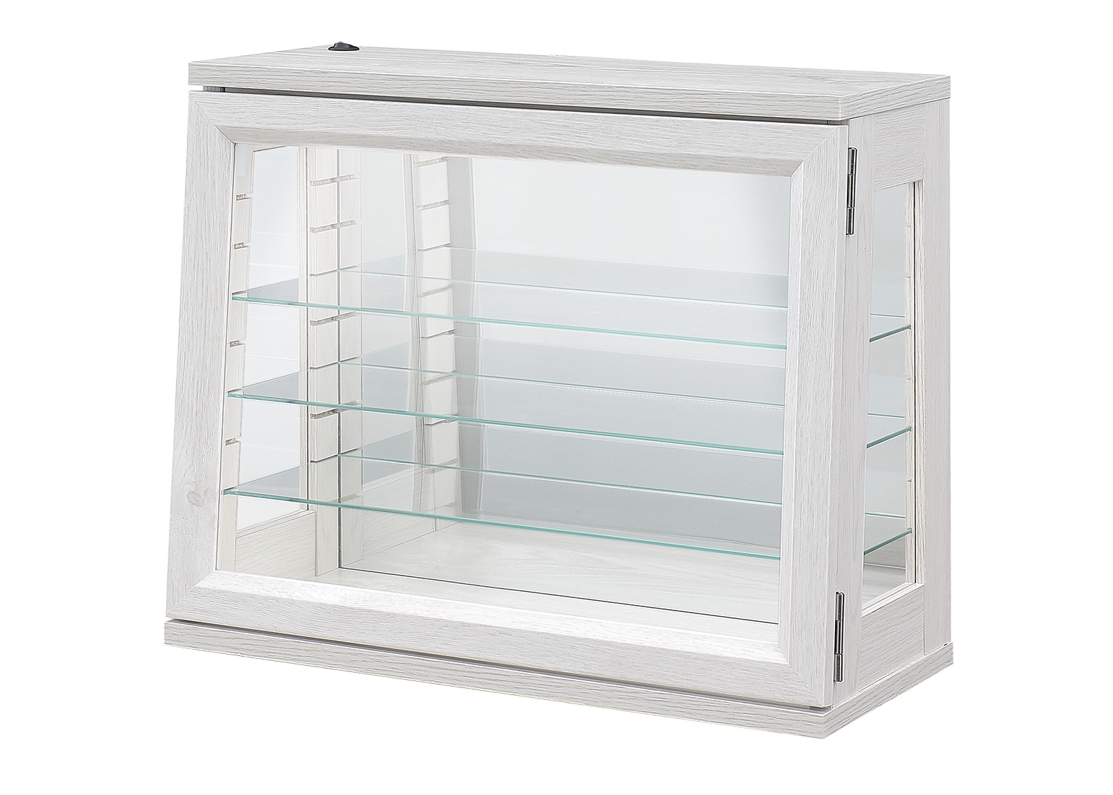 サンコウ コレクションボード 卓上 ガラス 幅50cm 完成品 背面ミラー