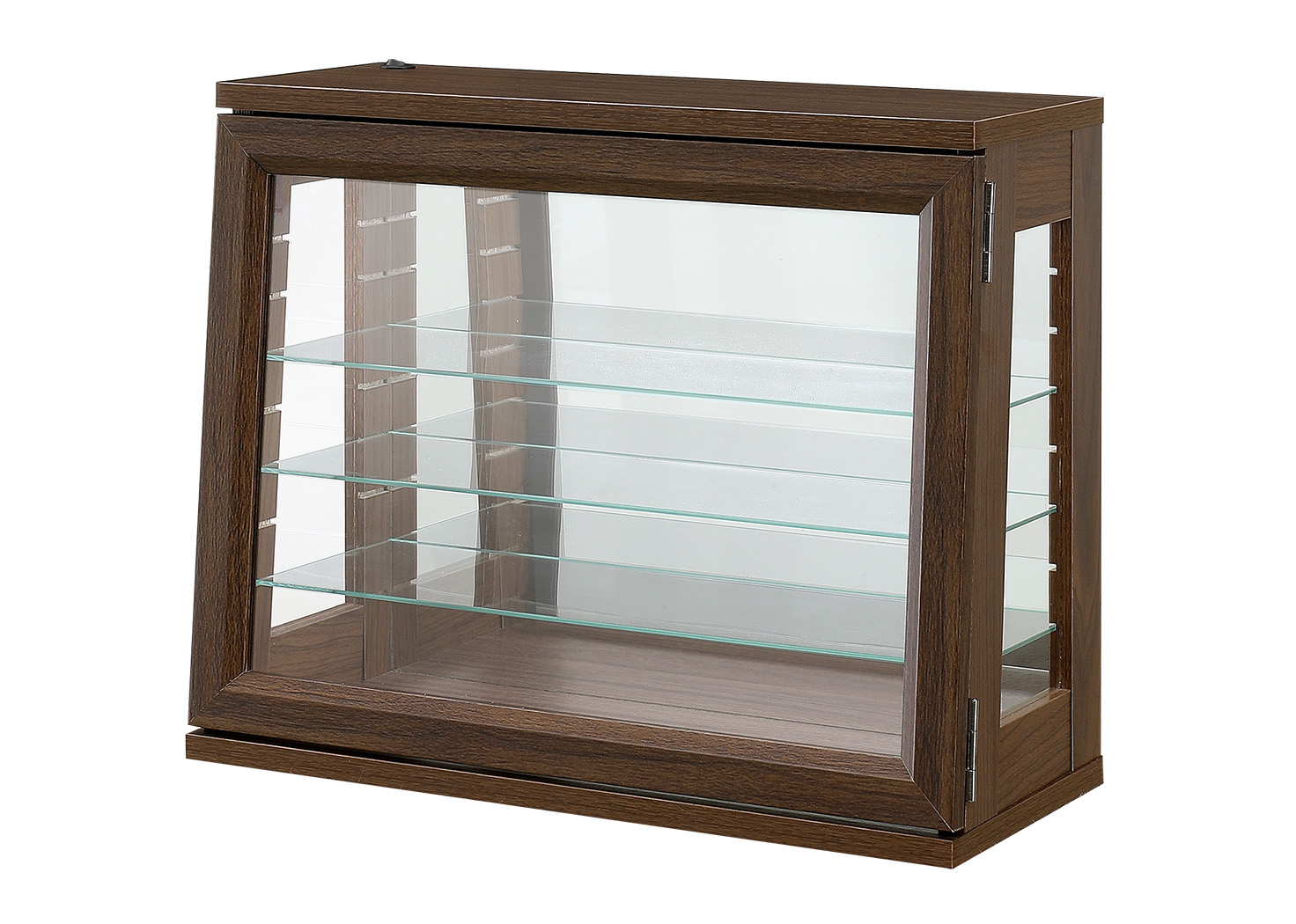 サンコウ コレクションボード 卓上 ガラス 幅50cm 完成品 背面ミラー