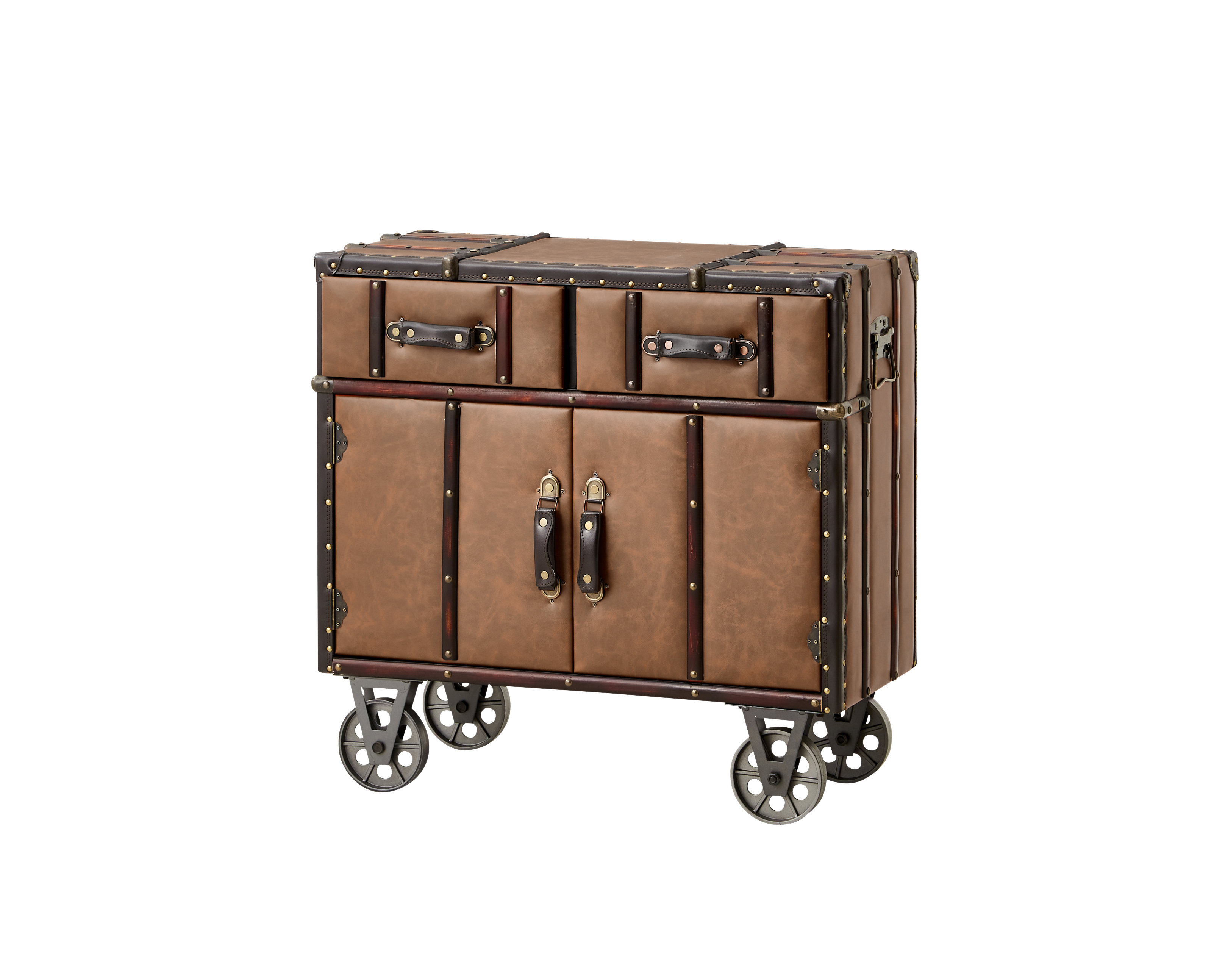 サンコウ レトロ調 80キャビネット収納ボックス レトロ感 アンティーク