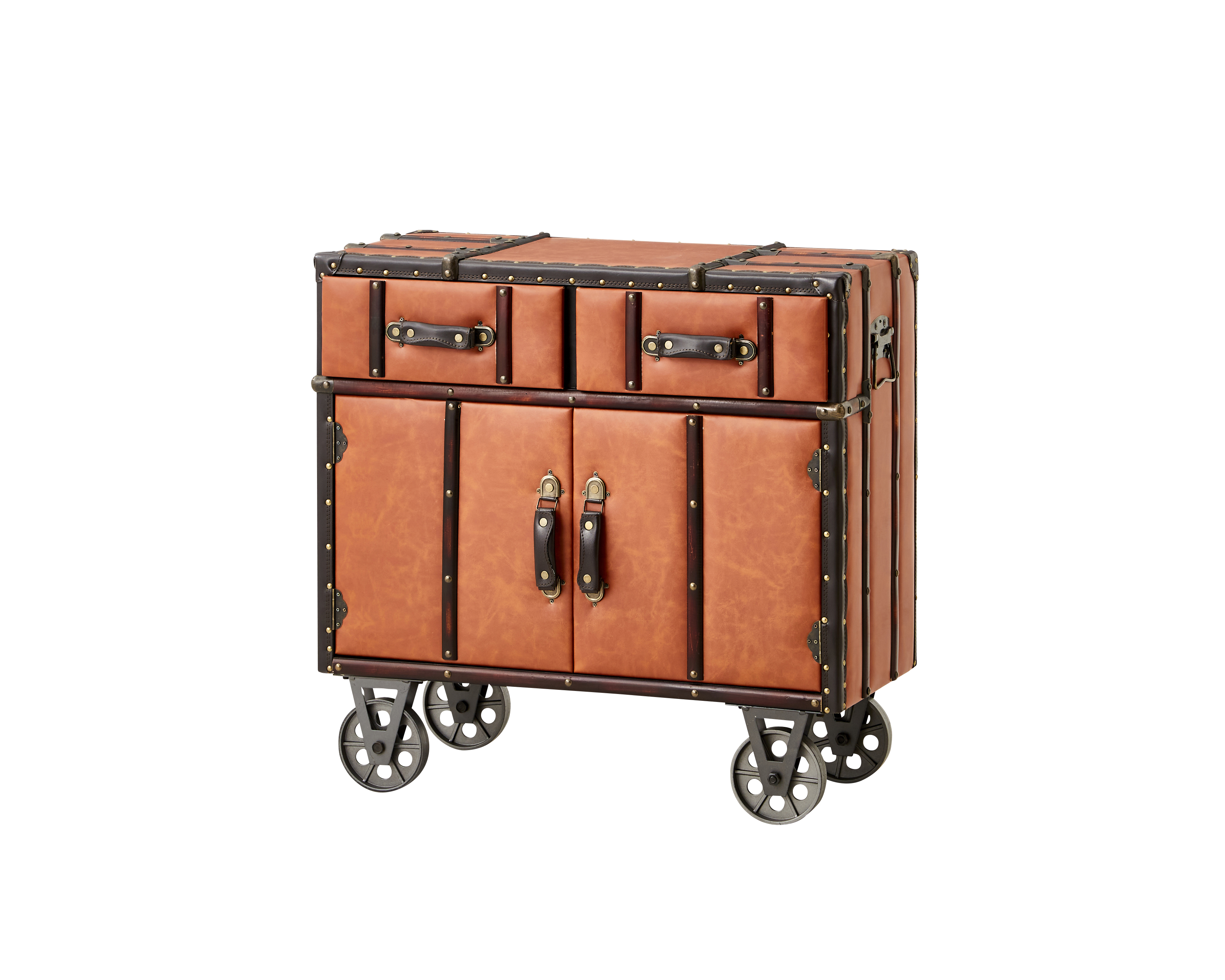 サンコウ レトロ調 80キャビネット収納ボックス レトロ感 アンティーク