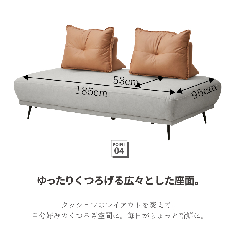 【美品】ソファーベッド　2〜3人掛けソファ kgb0037101_7.jpg