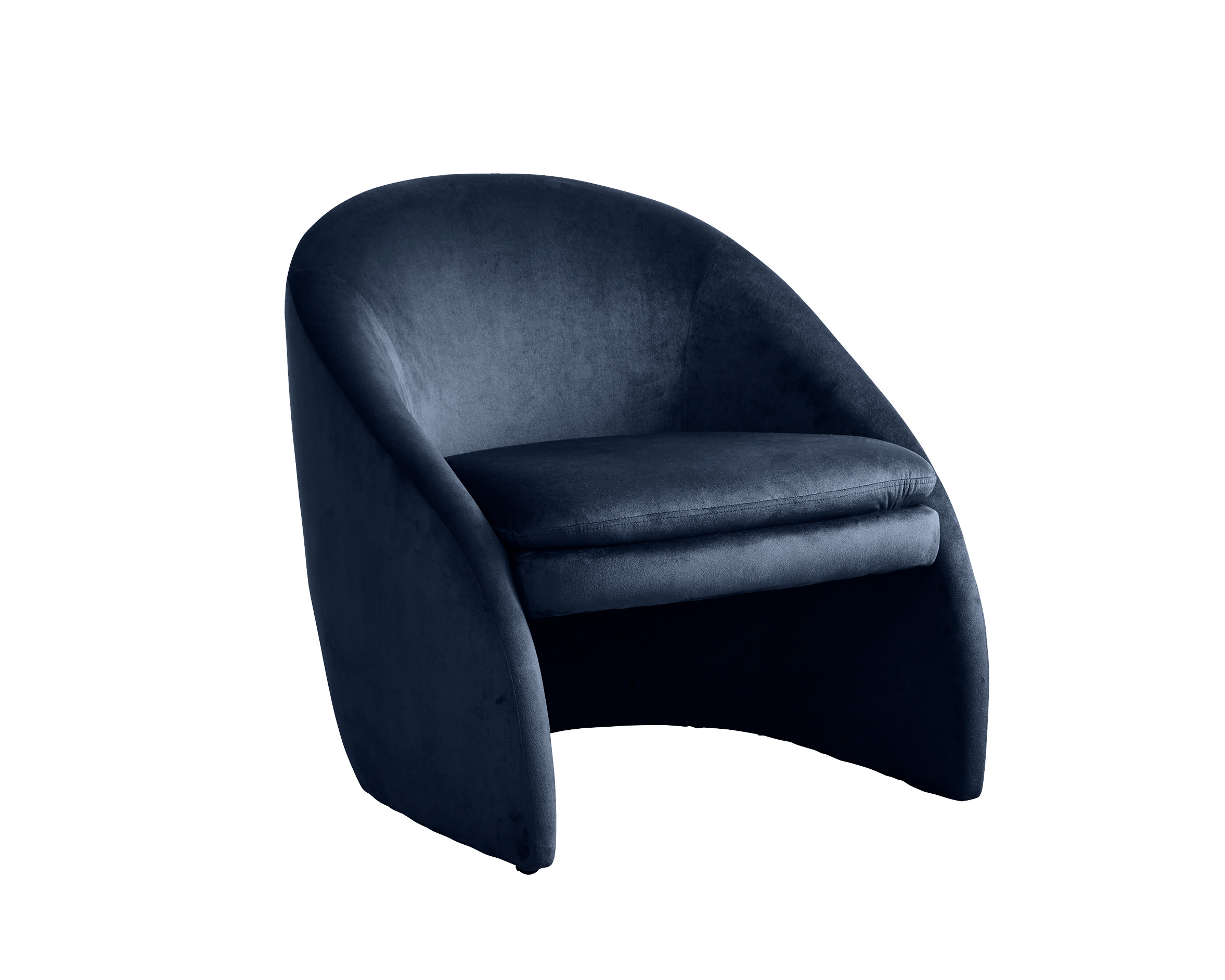 サンコウ 1人掛けソファ 椅子 チェア イス ベルベット ファブリック