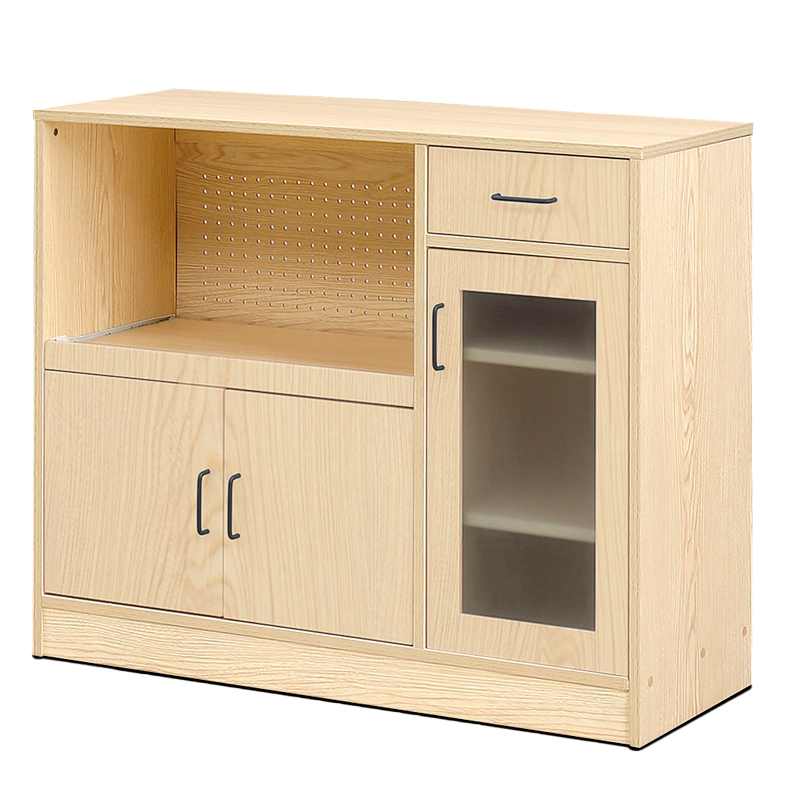 ＊サンコウ　レンジボード　幅100cm サンコウ レンジボード ナチュラル ヴィレッジ 90キッチンボード