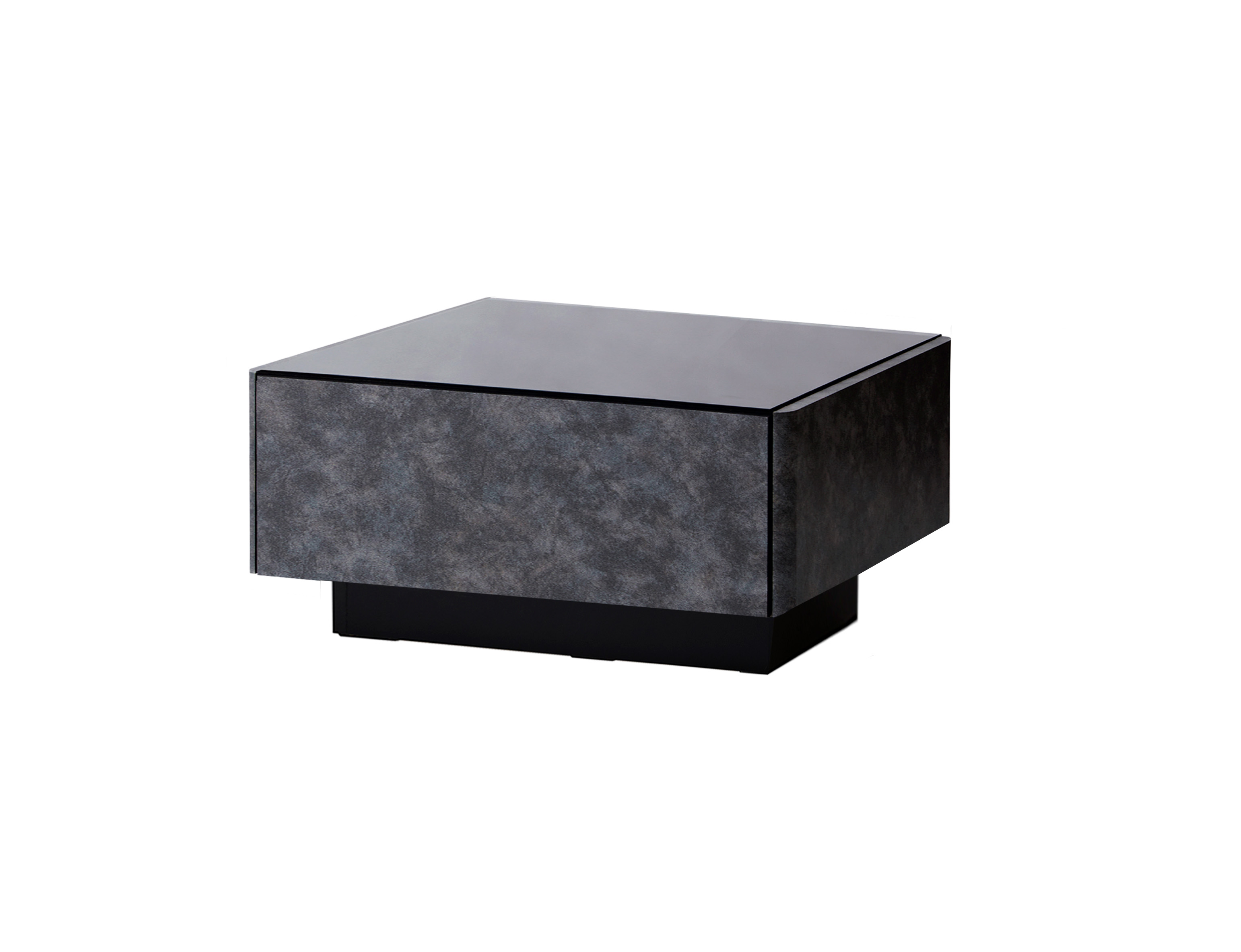 サンコウ ローテーブル 幅90 ガラス セラミック調 完成品 正方形