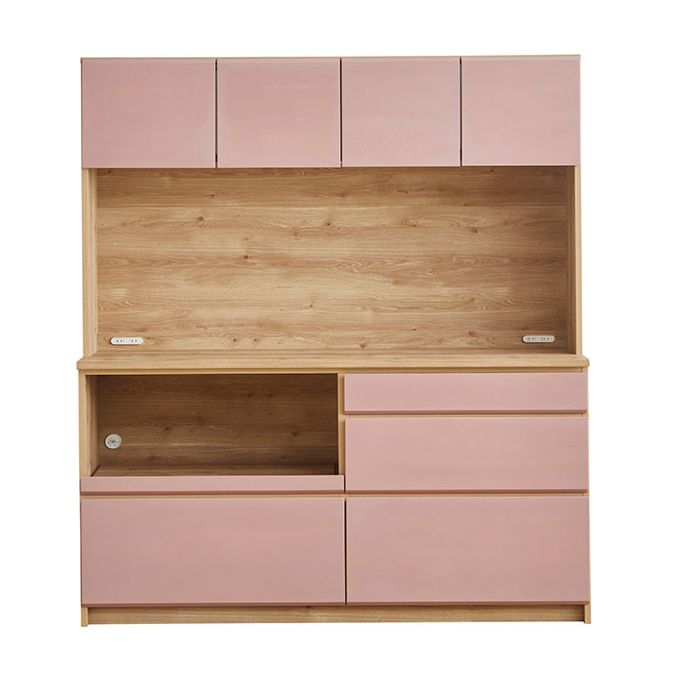 KAGUCOCO 食器棚 完成品 レンジ台 キッチン収納 台所 家電収納