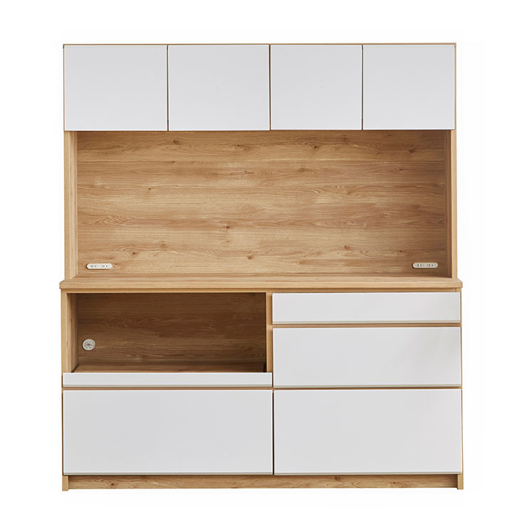 KAGUCOCO 食器棚 完成品 レンジ台 キッチン収納 台所 家電収納