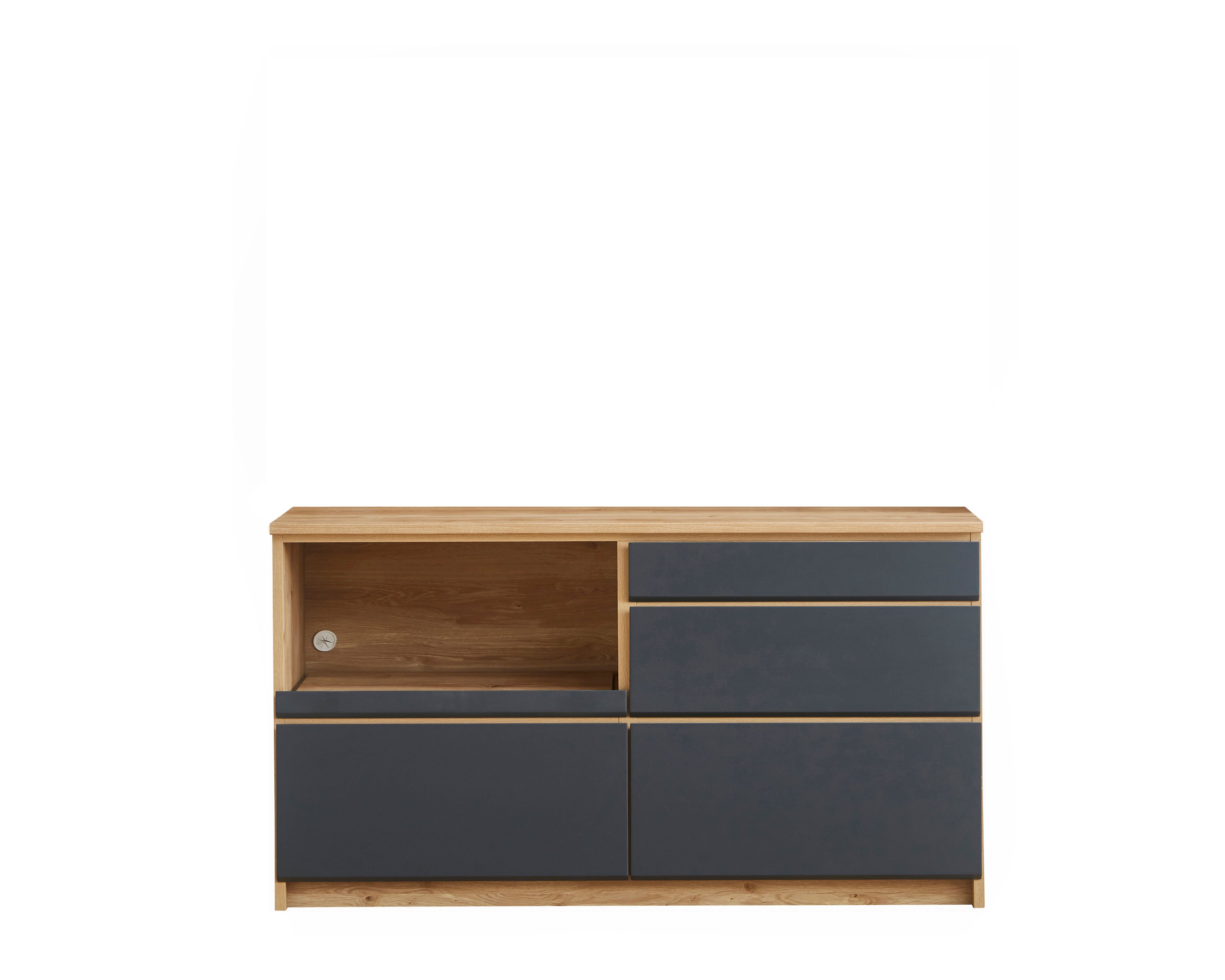 KAGUCOCO 食器棚 ロータイプ 完成品 かわいい キッチンカウンター