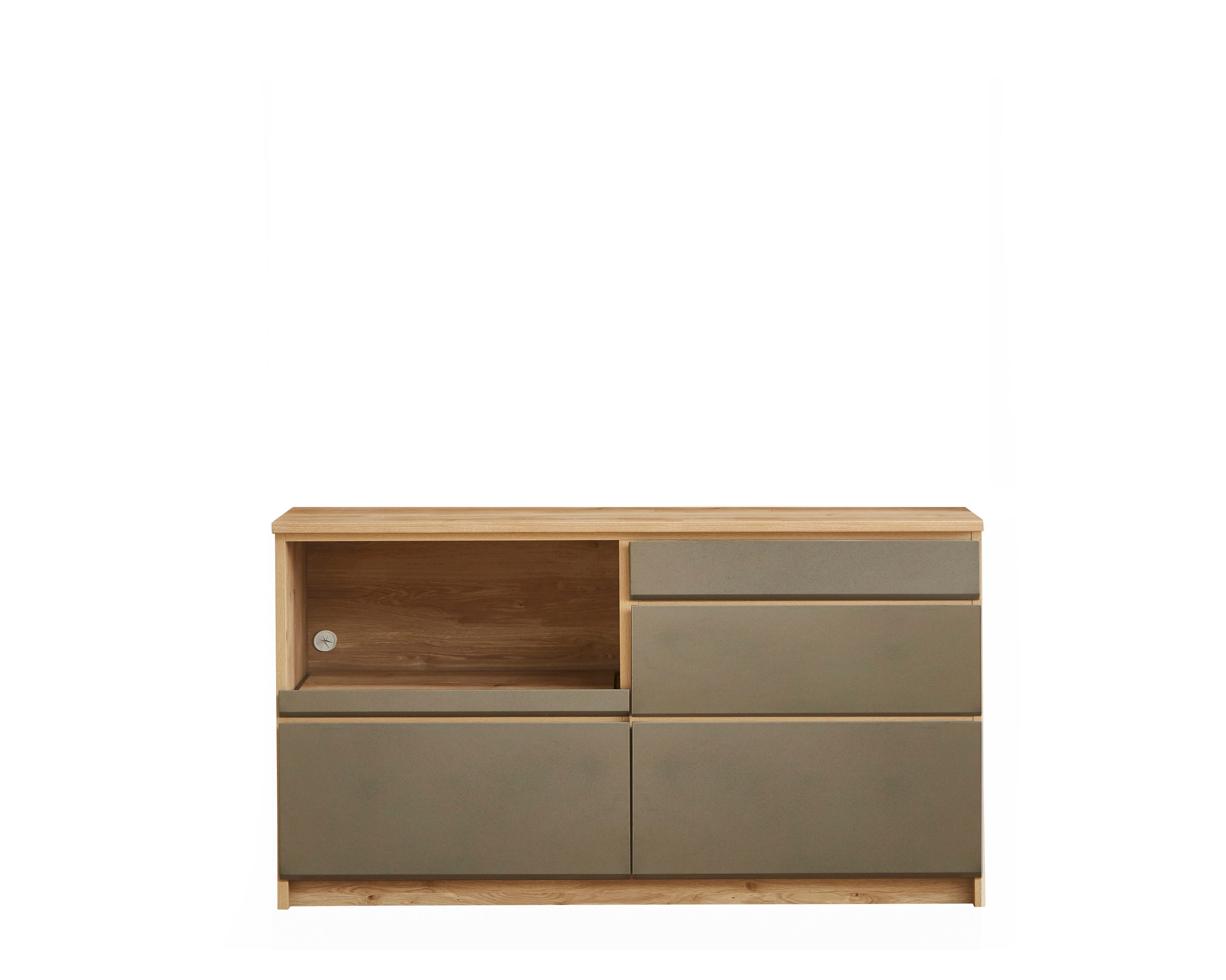 KAGUCOCO 食器棚 ロータイプ 完成品 かわいい キッチンカウンター