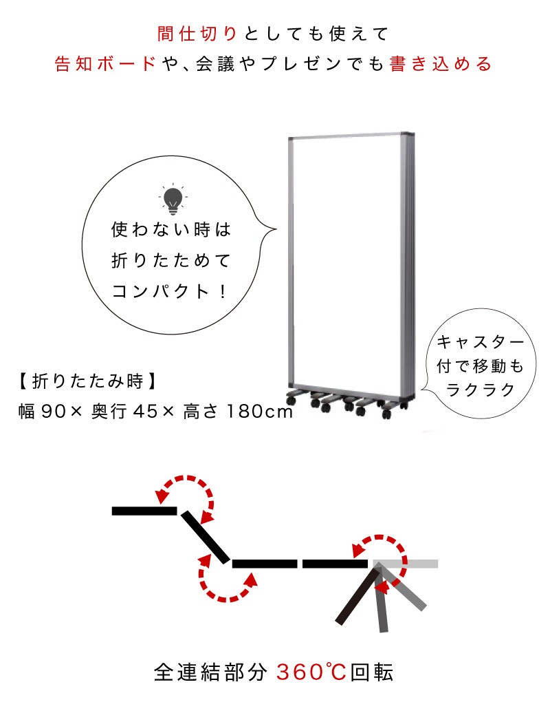 業務用 パーティション パーテーション ホワイトボード コロナ 5