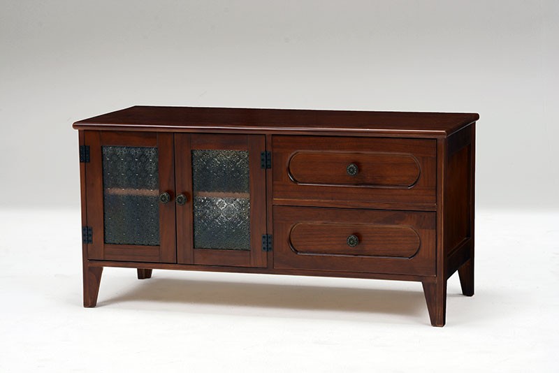 完成品 TV台 幅90 すりガラス アンティーク テレビ台 テレビボード