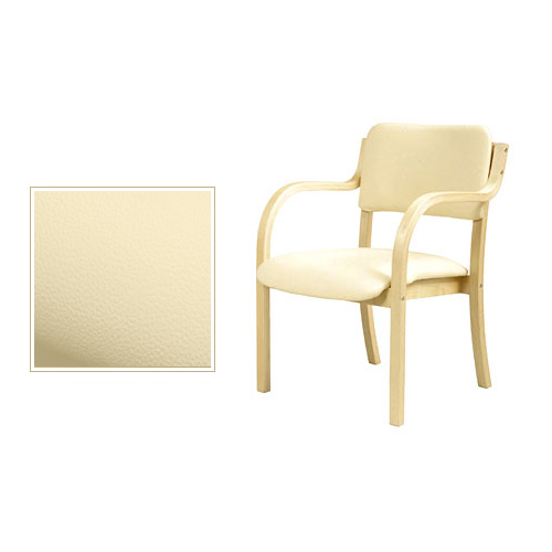 クリーム色 アーム付きダイニングチェア ダイニングチェアー アームチェア 介護椅子 曲木 肘掛け 椅子 介護