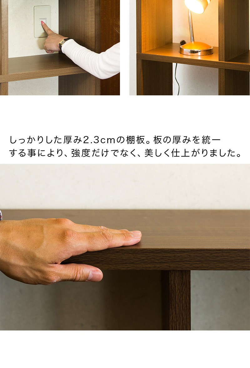 LPレコードやスニーカー・バッグ・観葉植物をお洒落に収納 スクエア つっぱりラック 商品説明画像