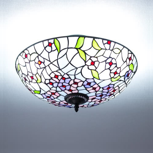 シーリングライト ステンドグラス 照明 パルマ LED電球付き 花