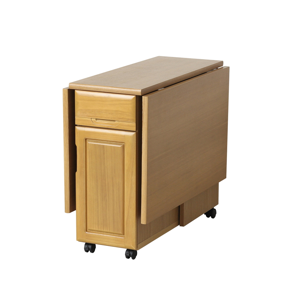 Tバタテーブルワゴン バタフライテーブル キッチンワゴン ダイニング