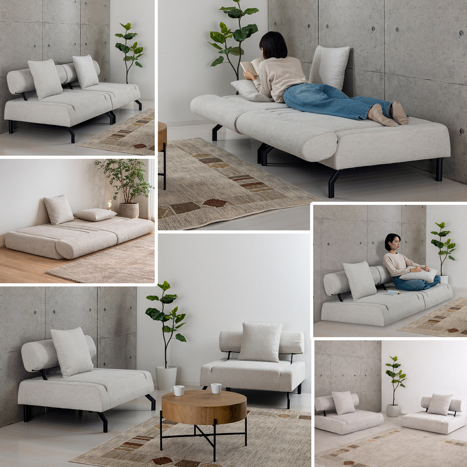 2分割ソファベッド セパレート ソファーベッド 2分割 ソファベッド クッション付 1人 安い