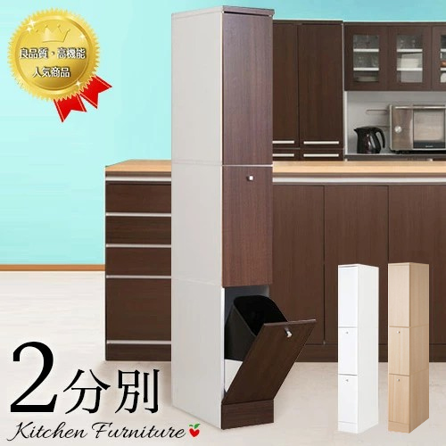 ゴミ箱 幅25cm 台所 キッチン ごみ箱 ダストボックス 2分別 おしゃれ