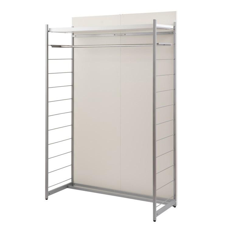 間仕切りパーテーション 日本製 ハンガーラック 幅120 ホワイト 白