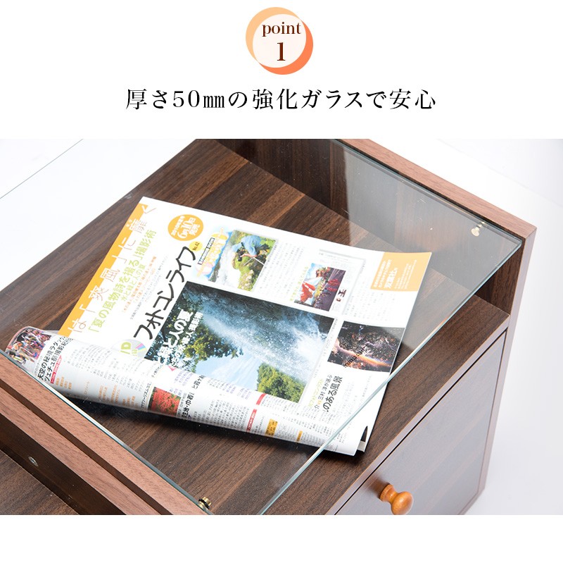 ドレッサー ガラステーブル 在庫限りにつきブラウンのみ大特価 約100cm