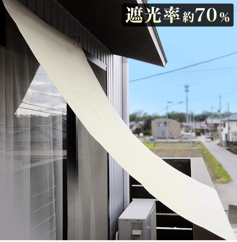 シェード 180×180cm ベランダ 日除け 遮光率約70％ 庭 大型 サンシェード :BBL1012748:本棚テレビ台電話台のサンゴ  通販 