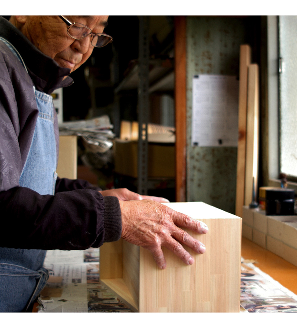 米びつ 容量5kg 卓上 キッチン収納 おしゃれ ヒノキ 檜 米櫃 桧 お米の